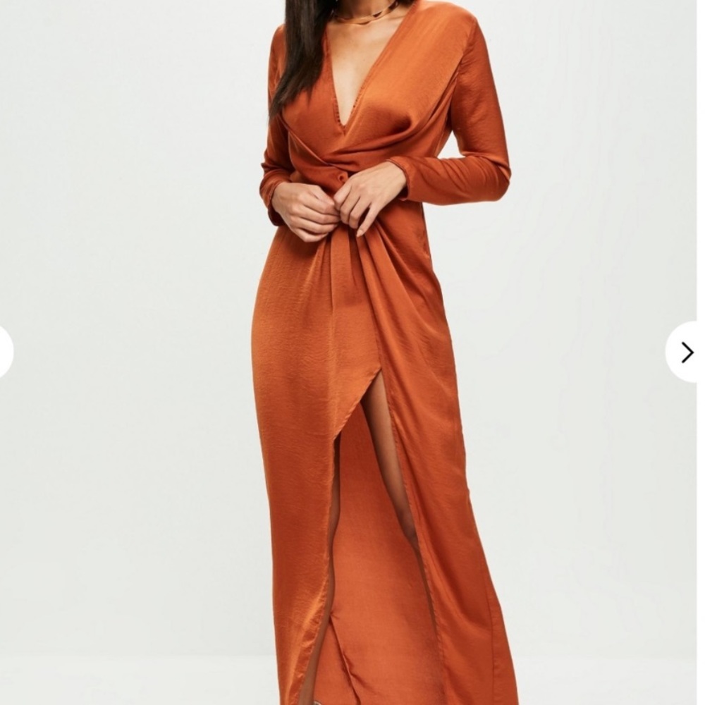 Maxi wrap dress